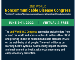 2ND WORLD NCDs Congressが開催されます